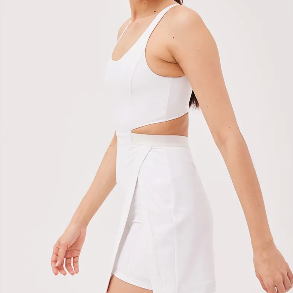 White Cutout Dress